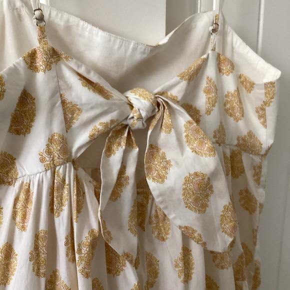 J. CREW | Tie-back Tiered Dress in gathered floral block print - Picture 8 of 11